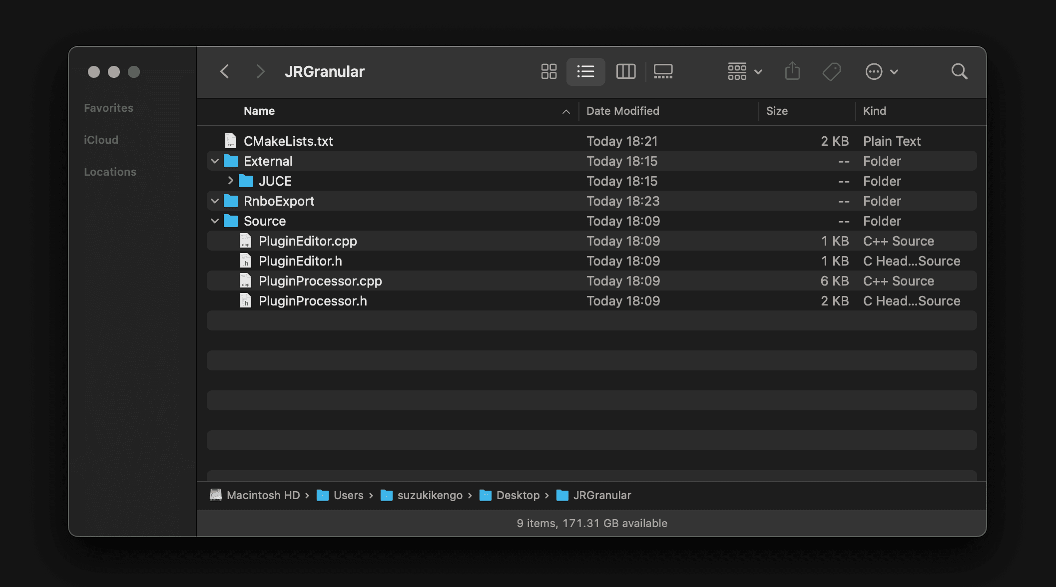 directory structure